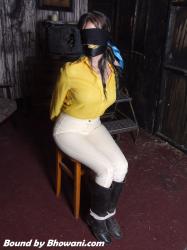 Jen Bailey, Bound Jen in Jodhpurs 3