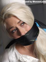 Photo of Charlotte Elizabeth in bondage.